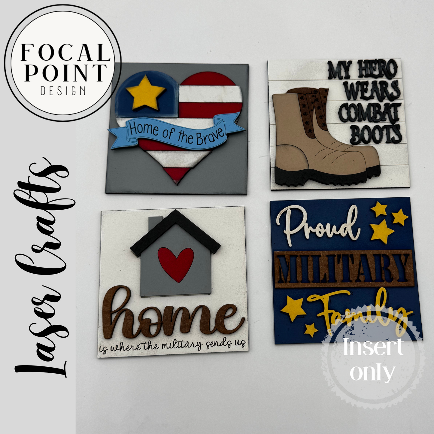 Proud Military Family Interchangeable Frame add on
