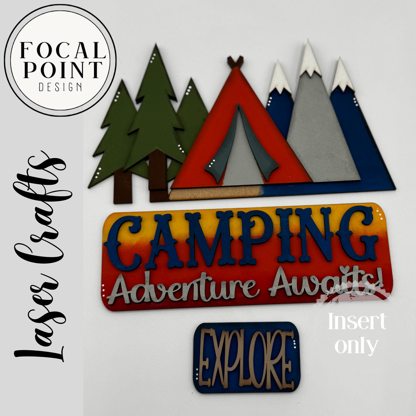 Camping inspired add on for interchangeable truck