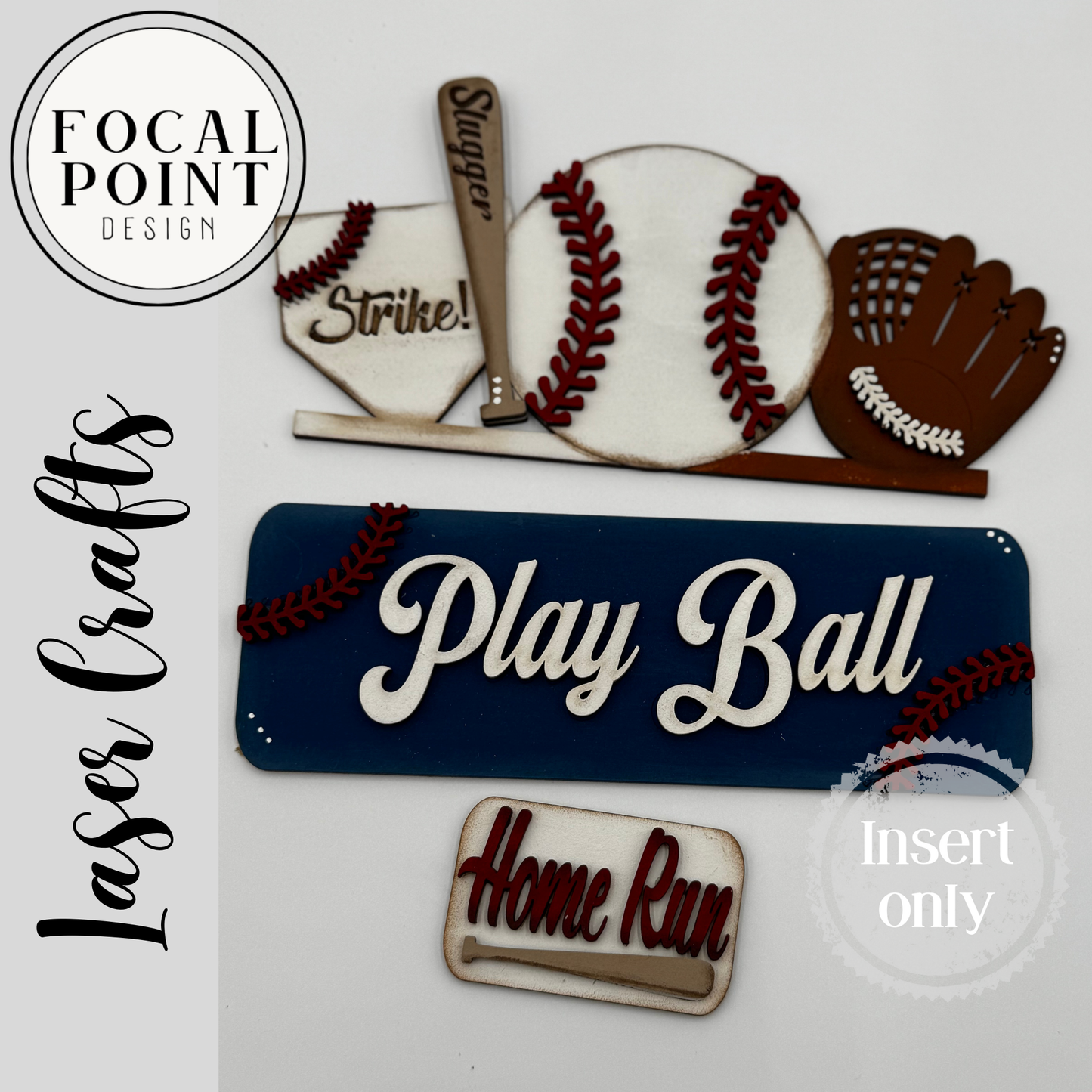 Play Ball baseball inspired add on for interchangeable truck