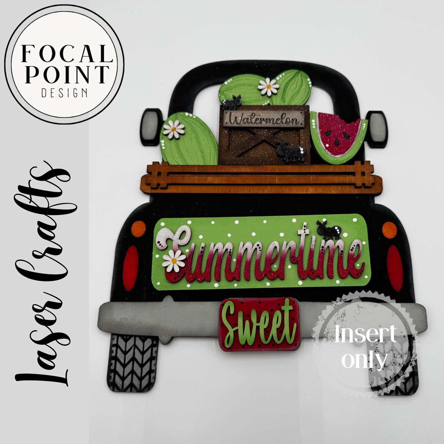 Sweet Summer time watermelon inspired add on for interchangeable truck
