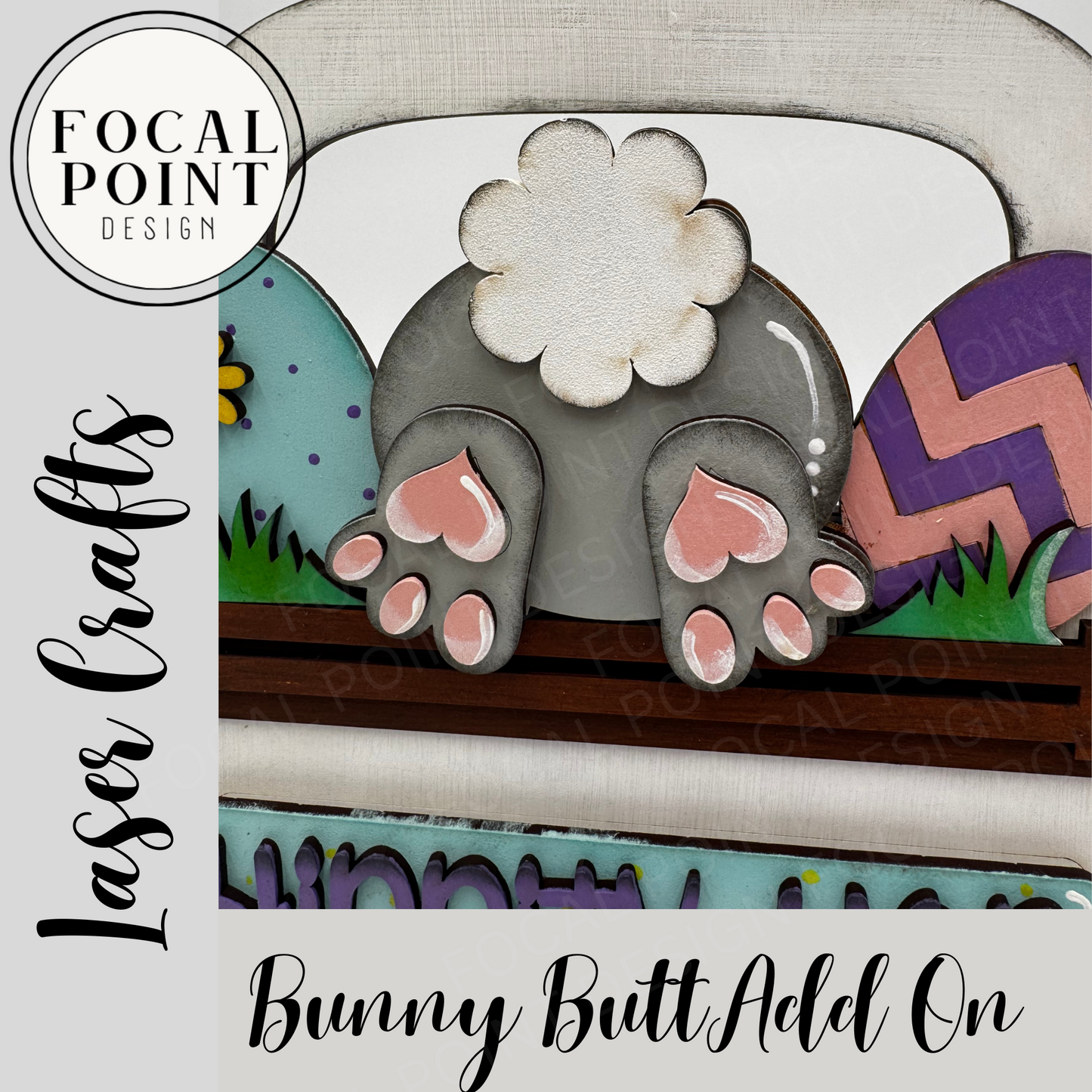 Bunny Butt Easter Add On