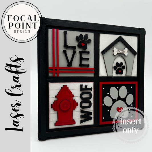 Dog Lover interchangeable Frame add on