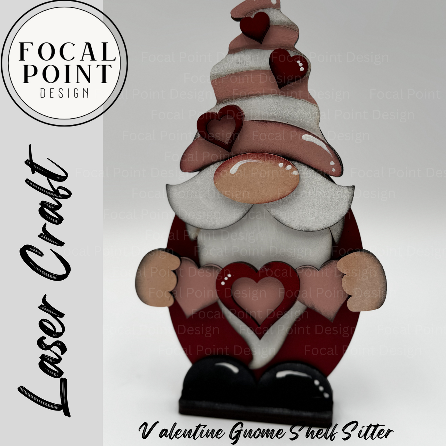 Valentine Gnome Shelf Sitter