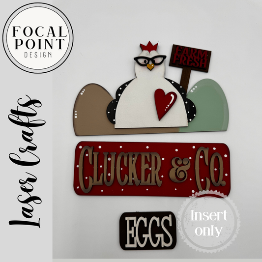 Cluckers and Co chicken inspired add on for interchangeable trucks