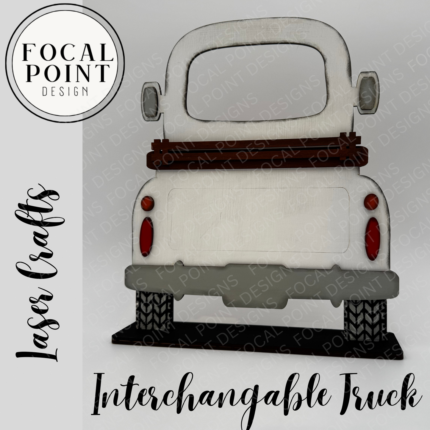 Interchangeable Farmhouse Truck (White)