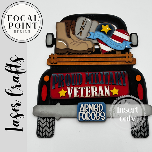 Veteran inspired add on for interchangeable truck