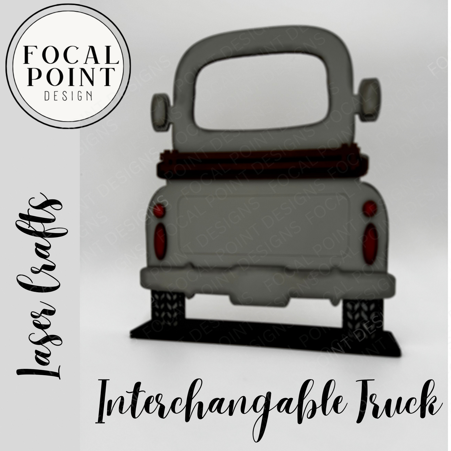 Interchangeable Farmhouse Truck (Gray)