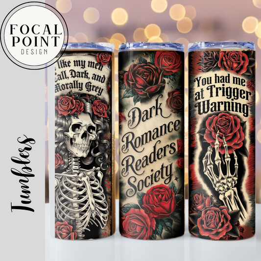 Dark Romance Readers Society 20oz Sublimation Tumbler