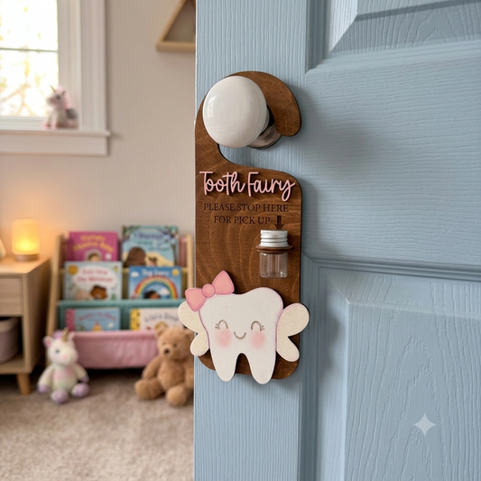 Tooth Fairy Door Hanger –  Keepsake for Kids