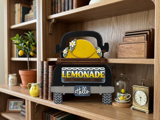 Lemonade Truck Interchangeable Farmhouse Truck Decor Insert Set